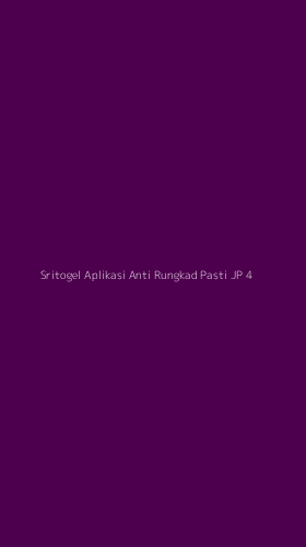 Tampilan Antarmuka Aplikasi Sritogel Aplikasi Anti Rungkad Pasti Jp - 4