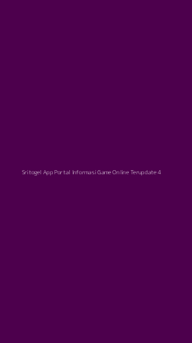 Tampilan Antarmuka Aplikasi Sritogel App Portal Informasi Game Online Terupdate - 4