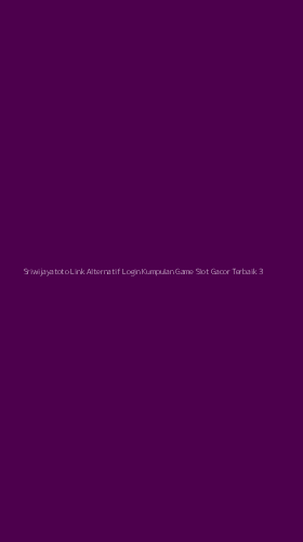 Tampilan Antarmuka Aplikasi Sriwijayatoto Link Alternatif Login Kumpulan Game Slot Gacor Terbaik - 3