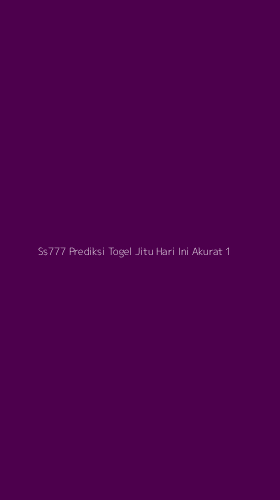 Tampilan Antarmuka Aplikasi Ss777 Prediksi Togel Jitu Hari Ini Akurat - 1