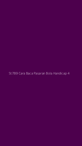 Tampilan Antarmuka Aplikasi St789 Cara Baca Pasaran Bola Handicap - 4