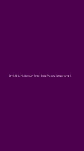 Tampilan Antarmuka Aplikasi Sty188 Link Bandar Togel Toto Macau Terpercaya - 1