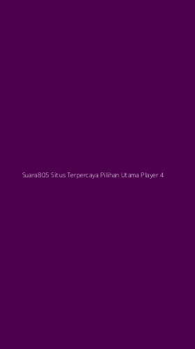 Tampilan Antarmuka Aplikasi Suara805 Situs Terpercaya Pilihan Utama Player - 4