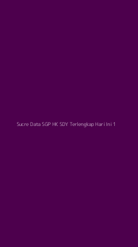 Tampilan Antarmuka Aplikasi Sucre Data Sgp Hk Sdy Terlengkap Hari Ini - 1