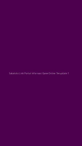 Tampilan Antarmuka Aplikasi Sukatoto Link Portal Informasi Game Online Terupdate - 1