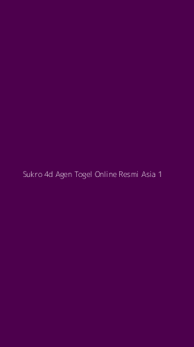 Tampilan Antarmuka Aplikasi Sukro 4d Agen Togel Online Resmi Asia - 1