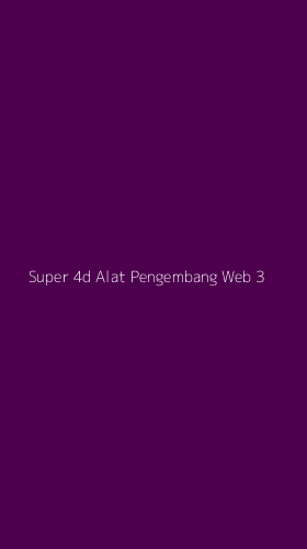 Tampilan Antarmuka Aplikasi Super 4d Alat Pengembang Web - 3