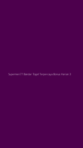 Tampilan Antarmuka Aplikasi Supermen77 Bandar Togel Terpercaya Bonus Harian - 3
