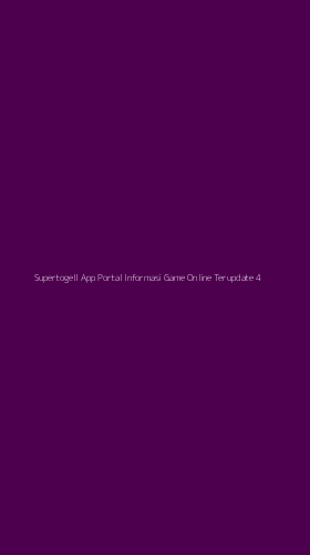 Tampilan Antarmuka Aplikasi Supertogell App Portal Informasi Game Online Terupdate - 4