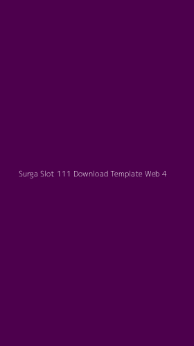 Tampilan Antarmuka Aplikasi Surga Slot 111 Download Template Web - 4