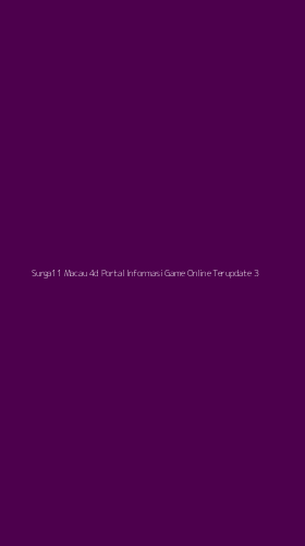 Tampilan Antarmuka Aplikasi Surga11 Macau 4d Portal Informasi Game Online Terupdate - 3