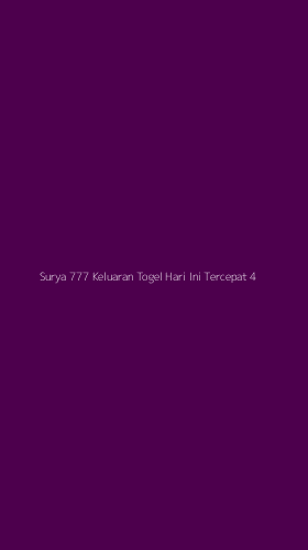 Tampilan Antarmuka Aplikasi Surya 777 Keluaran Togel Hari Ini Tercepat - 4