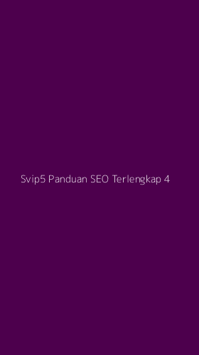 Tampilan Antarmuka Aplikasi Svip5 Panduan Seo Terlengkap - 4