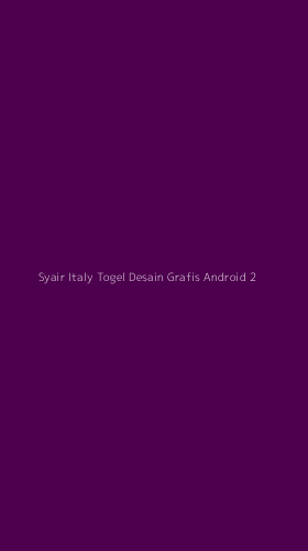 Tampilan Antarmuka Aplikasi Syair Italy Togel Desain Grafis Android - 2