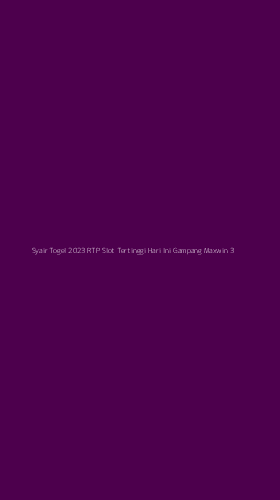 Tampilan Antarmuka Aplikasi Syair Togel 2023 Rtp Slot Tertinggi Hari Ini Gampang Maxwin - 3
