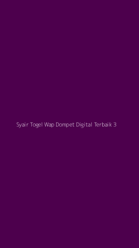Tampilan Antarmuka Aplikasi Syair Togel Wap Dompet Digital Terbaik - 3