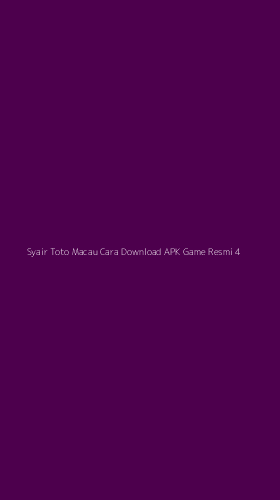 Tampilan Antarmuka Aplikasi Syair Toto Macau Cara Download Apk Game Resmi - 4