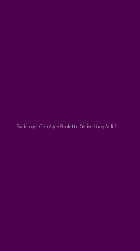 Tampilan Antarmuka Aplikasi Syairtogel Com Agen Roulette Online Uang Asli - 1