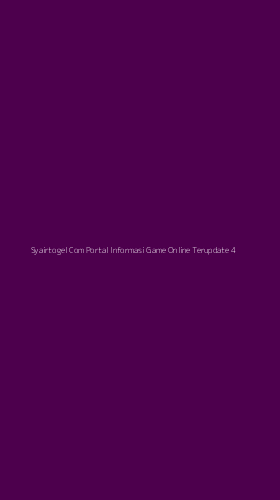 Tampilan Antarmuka Aplikasi Syairtogel Com Portal Informasi Game Online Terupdate - 4