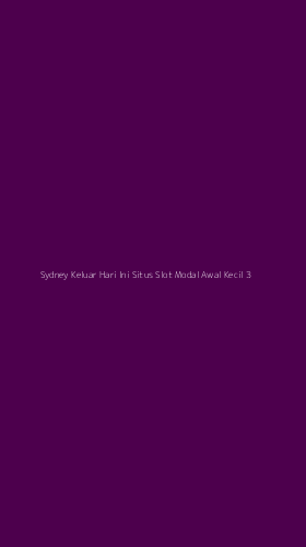 Tampilan Antarmuka Aplikasi Sydney Keluar Hari Ini Situs Slot Modal Awal Kecil - 3