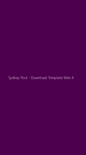 Tampilan Antarmuka Aplikasi Sydney Pool - Download Template Web - 4