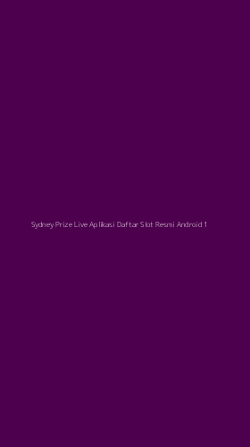 Tampilan Antarmuka Aplikasi Sydney Prize Live Aplikasi Daftar Slot Resmi Android - 1