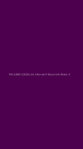 Tampilan Antarmuka Aplikasi Takjub4d Login Link Alternatif Resmi Anti Blokir - 4