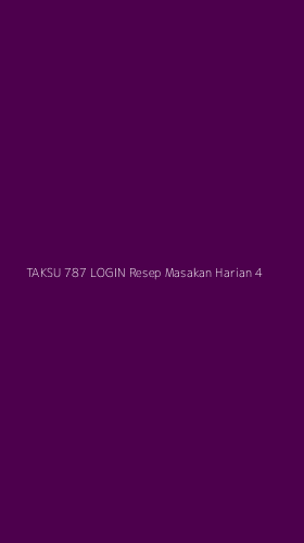 Tampilan Antarmuka Aplikasi Taksu 787 Login Resep Masakan Harian - 4