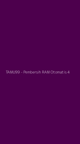 Tampilan Antarmuka Aplikasi TAMU99 - Pembersih RAM Otomatis - 4