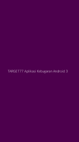 Tampilan Antarmuka Aplikasi Target77 Aplikasi Kebugaran Android - 3