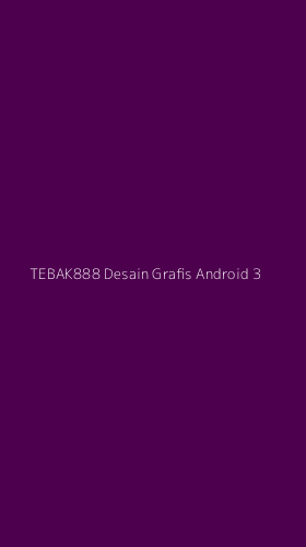 Tampilan Antarmuka Aplikasi Tebak888 Desain Grafis Android - 3