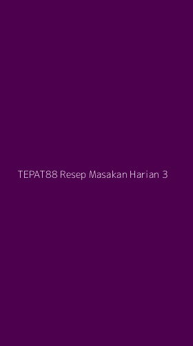 Tampilan Antarmuka Aplikasi Tepat88 Resep Masakan Harian - 3