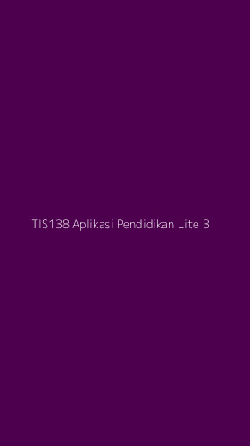 Tampilan Antarmuka Aplikasi Tis138 Aplikasi Pendidikan Lite - 3