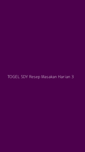 Tampilan Antarmuka Aplikasi Togel Sdy Resep Masakan Harian - 3