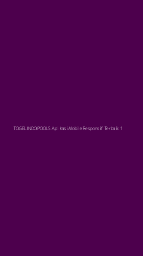 Tampilan Antarmuka Aplikasi Togelindopools Aplikasi Mobile Responsif Terbaik - 1