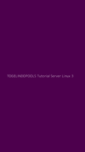 Tampilan Antarmuka Aplikasi Togelindopools Tutorial Server Linux - 3