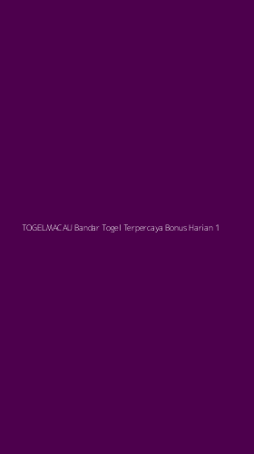 Tampilan Antarmuka Aplikasi Togelmacau Bandar Togel Terpercaya Bonus Harian - 1