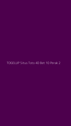 Tampilan Antarmuka Aplikasi Togelup Situs Toto 4d Bet 10 Perak - 2