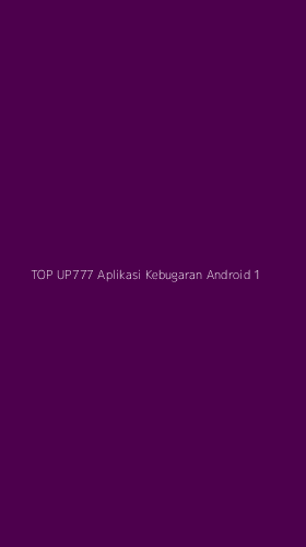 Tampilan Antarmuka Aplikasi Top Up777 Aplikasi Kebugaran Android - 1