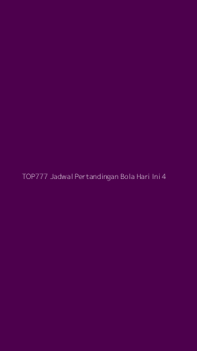 Tampilan Antarmuka Aplikasi Top777 Jadwal Pertandingan Bola Hari Ini - 4