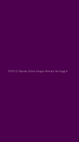 Tampilan Antarmuka Aplikasi Toto121 Bandar Online Dengan Winrate Tertinggi - 4