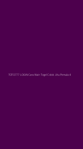 Tampilan Antarmuka Aplikasi Toto777 Login Cara Main Togel Colok Jitu Pemula - 4