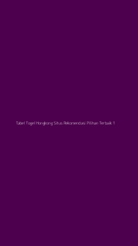 Tampilan Antarmuka Aplikasi Tabel Togel Hongkong Situs Rekomendasi Pilihan Terbaik - 1