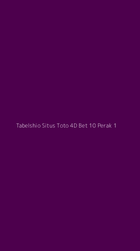 Tampilan Antarmuka Aplikasi Tabelshio Situs Toto 4d Bet 10 Perak - 1