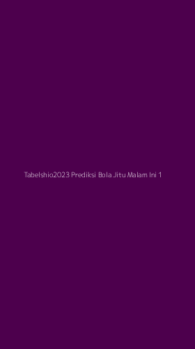 Tampilan Antarmuka Aplikasi Tabelshio2023 Prediksi Bola Jitu Malam Ini - 1