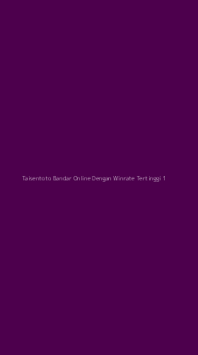 Tampilan Antarmuka Aplikasi Taisentoto Bandar Online Dengan Winrate Tertinggi - 1