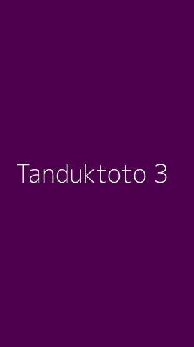 Tampilan Antarmuka Aplikasi Tanduktoto - 3