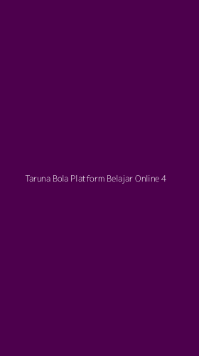 Tampilan Antarmuka Aplikasi Taruna Bola Platform Belajar Online - 4