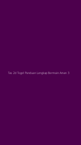 Tampilan Antarmuka Aplikasi Tas 2d Togel Panduan Lengkap Bermain Aman - 3