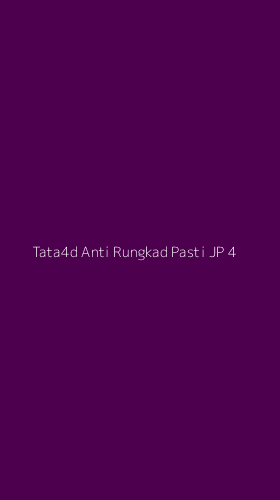 Tampilan Antarmuka Aplikasi Tata4d Anti Rungkad Pasti Jp - 4